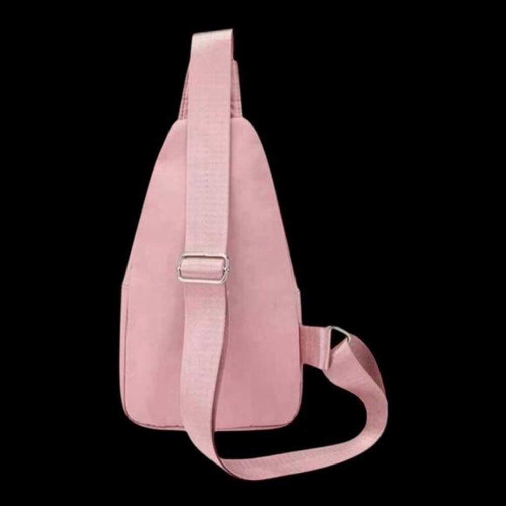 Quilted Pink Sling Crossbody Bag - Picture 5 of 7